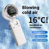 2025 New Hanging Neck Outdoor 180 Degree Folding Desktop Mini Fan Hand-held Folding High-speed Powerful Turbo Fan Outdoor Use