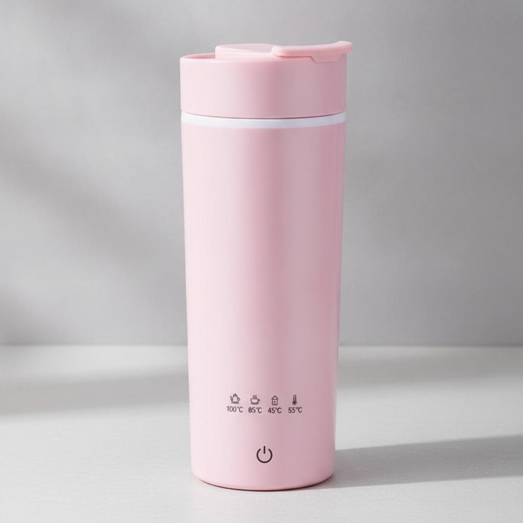 Portable Electric Heating Cup Auto Shutoff with Stainless Steel Liner Compact