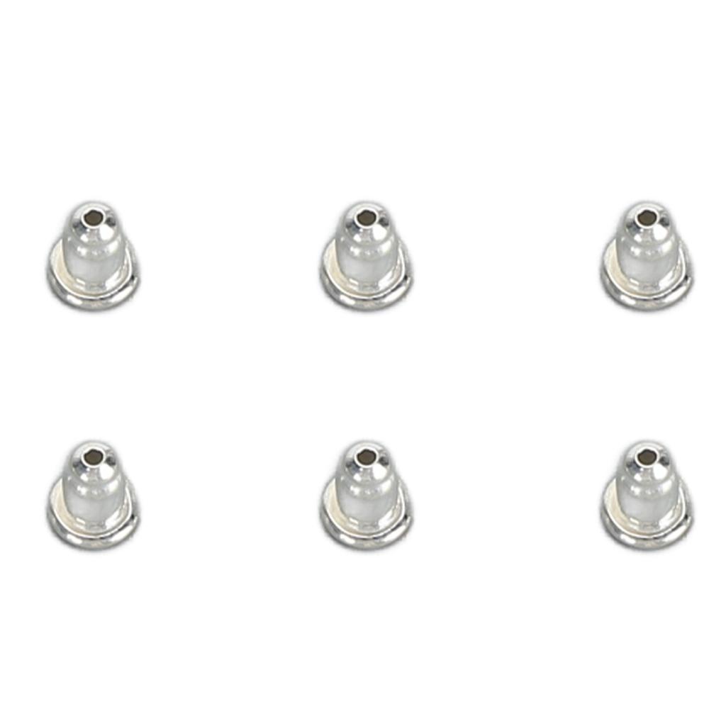 Earring Backs 925 Silver Replacement Secure Locking Studs Backs for Women Girls 3 Pairs