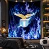 Wall Hanging Tapestry Lazio FC Print Cloth for Living Room Bedroom Home Decor