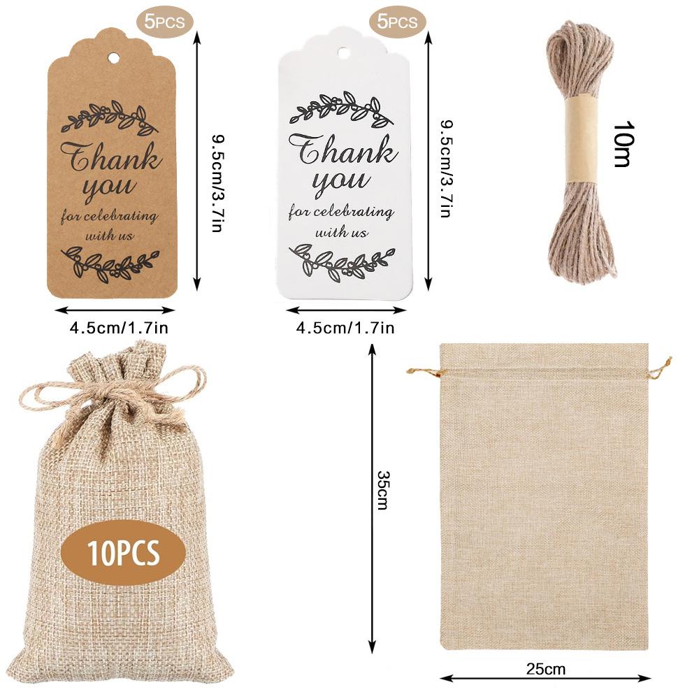 10 Stück Großer Kordelzugbeutel Weihnachtsgeschenktasche Heimparty Aufbewahrungstasche Aufbewahrungskordelzugbeutel