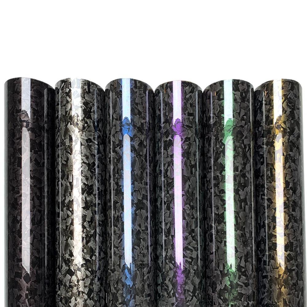 PET Forged Carbon Wrap Self-adhesive Car Wrap Vinyl Auto Tuning Waterproof Motorcycle Stickers Custom Fit Car Film Accessories