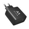 Chargeur Rapide - Ewent - EW1330 - 65W - USB-C Et USB-A - Technologie GaN