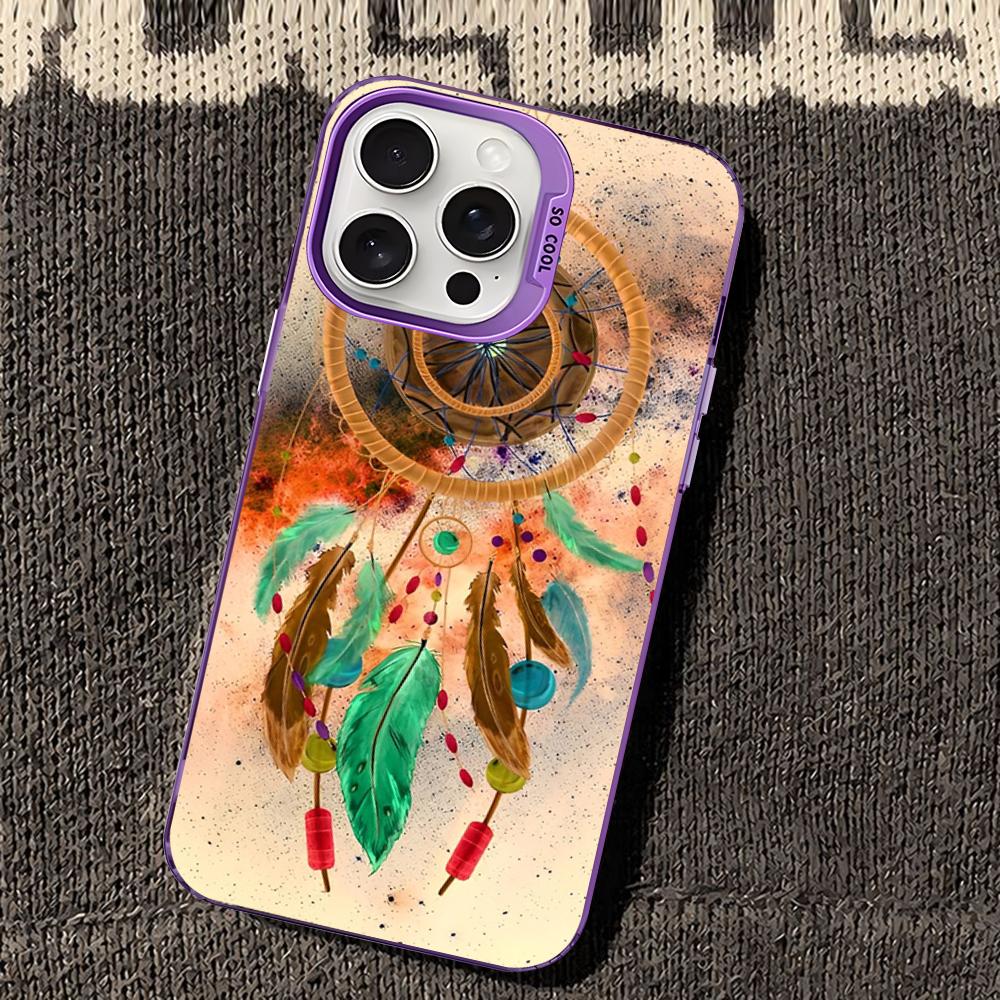 Dreamcatcher Phone Case For iPhone 16 15 14 13 12 11 Pro Max X XR XSMAX 8 7 Plus Matte Shockproof Back Cover