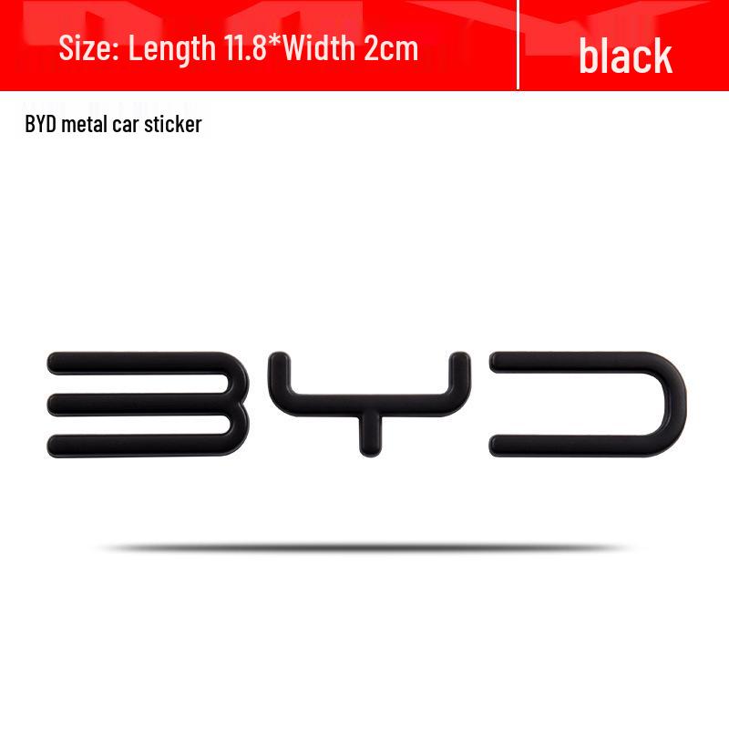 Autocolant Metalic 3D BYD pentru Modelele Tang, Song, Yuan, Qin - Decor pentru Coadă și Lateral