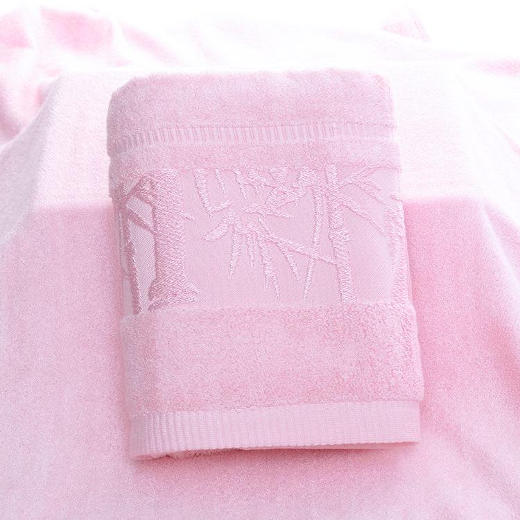 Absorbent Bamboo Fiber Washcloths - Pure Cotton Face & Bath Towels with Embroidered Logo