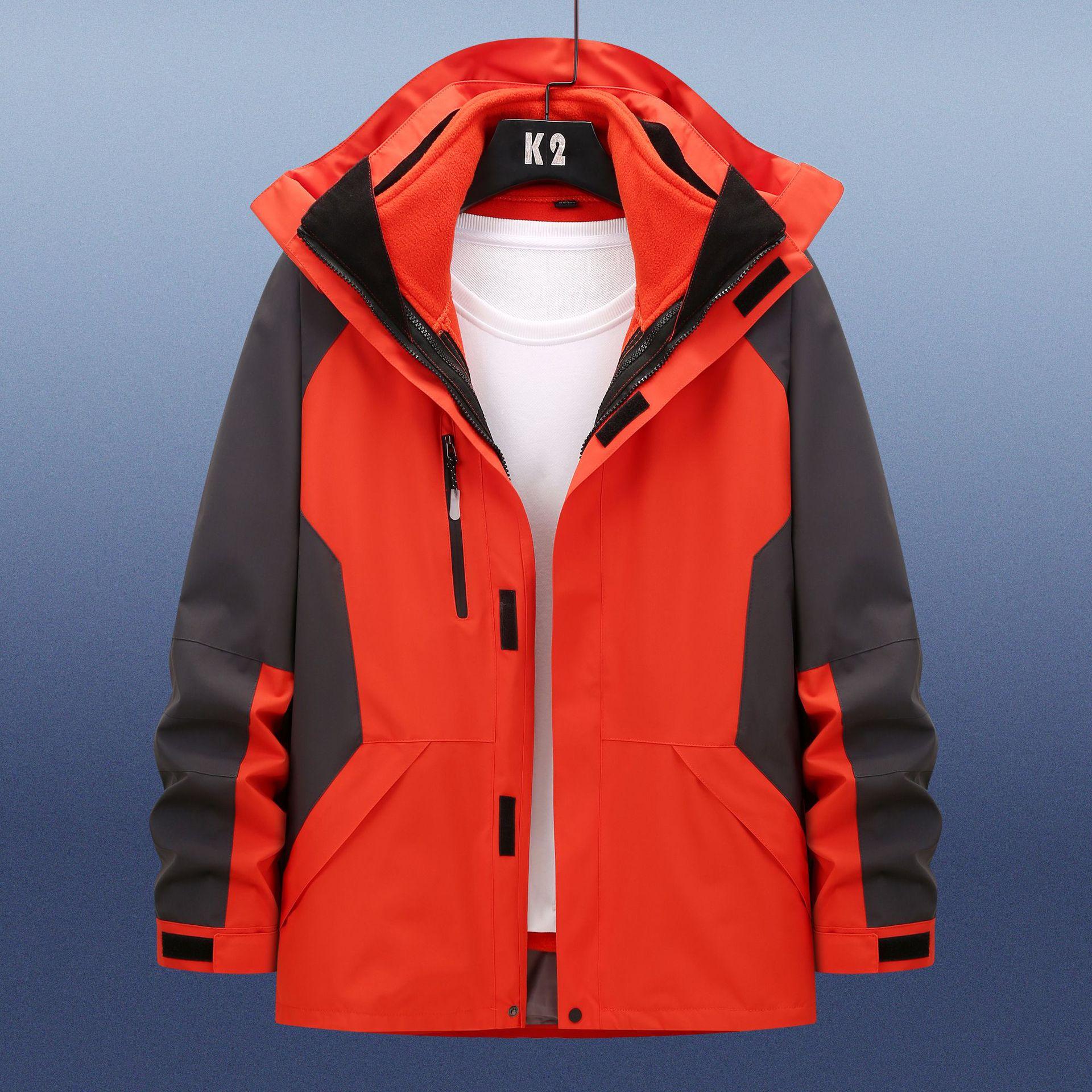 Теплая и функциональная мужская зимняя куртка 3-в-1 со съемной флисовой подкладкой — фото 11