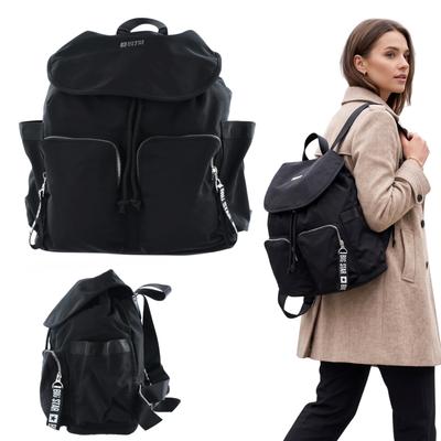 Big Star II574021 Women's Backpack, Black, Urban, Sports, with Pockets