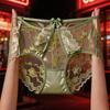 Ladies Summer Gentle Sexy Light Luxury Embroidery Lace Comfortable High Waist Triangle Briefs