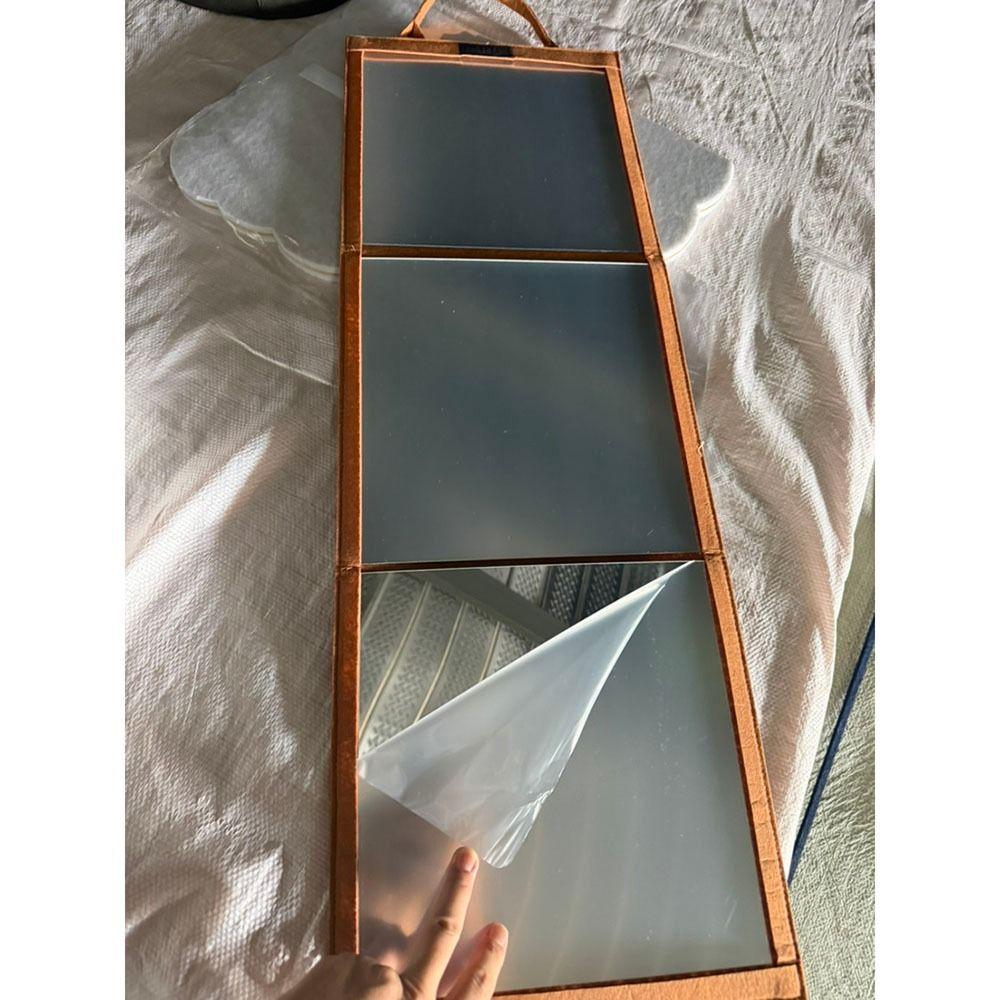 Foldable Travel Mirror Shatterproof Makeup Mirror Makeup Mirror Full Body Mirror Dormitory