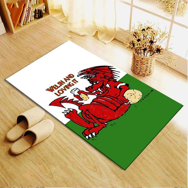 Y Ddraig Goch Carpet Rug For Living Room Bedroom Home Sofa Decorationkids Play Nonslip Floor Mat