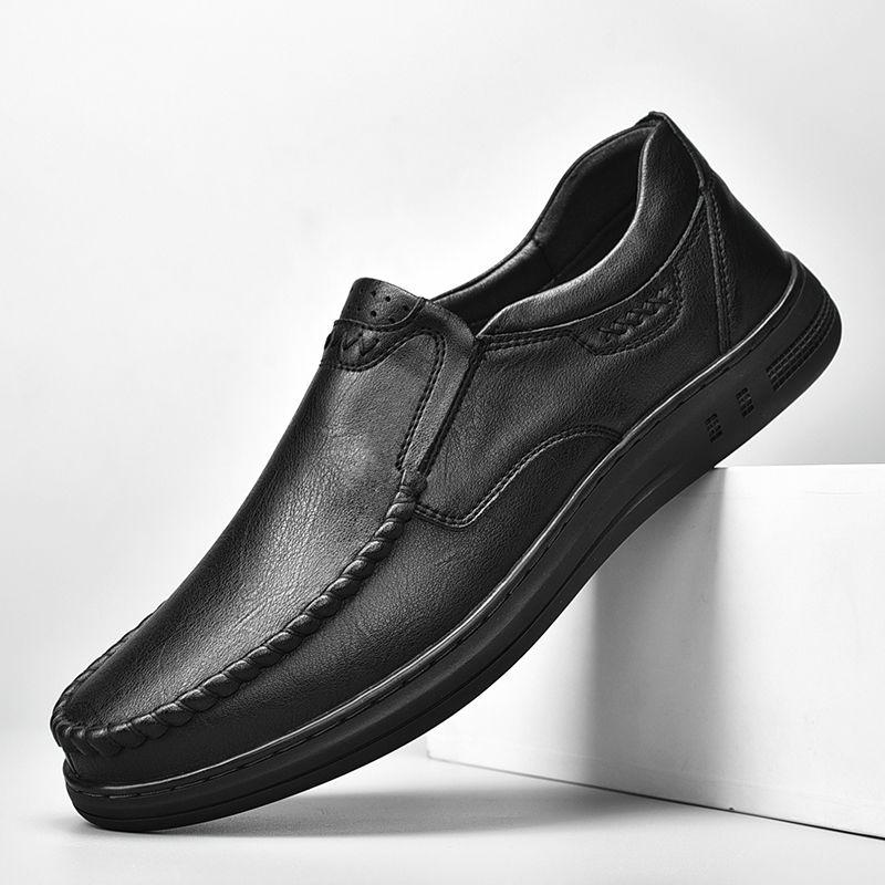 

Популярная мужская деловая повседневная обувь из натуральной кожи ручной работы 44