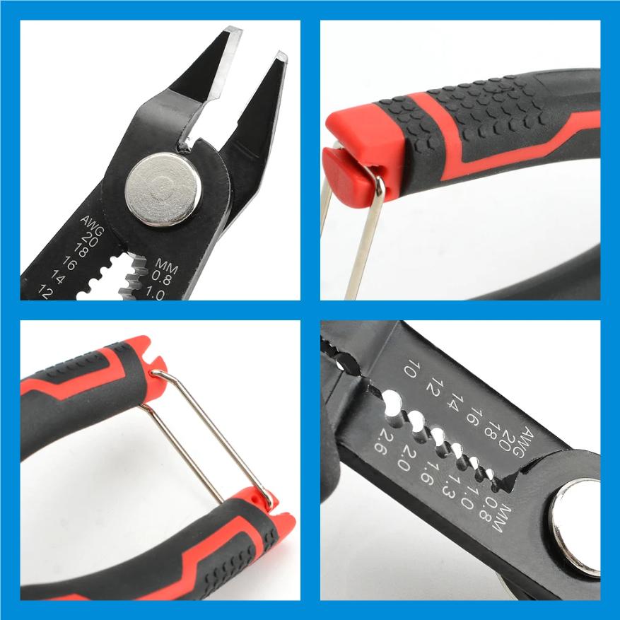 Wire Stripper Pliers Automatic Stripping Cutter Cable Wire Crimping Electrician Repair Tools Wire Stripper Tool Hand Tools