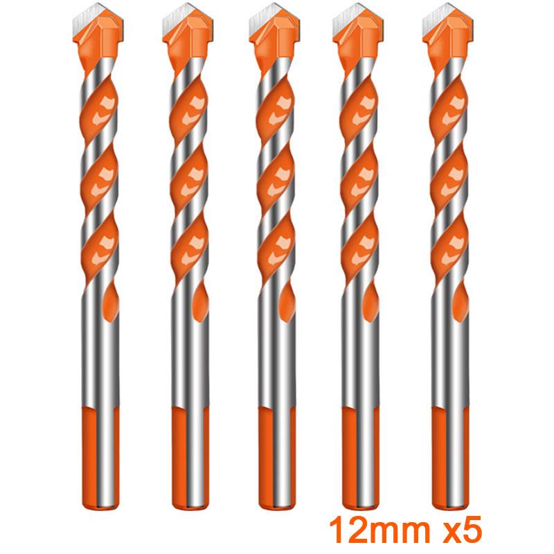 Ultimate Brill Bits Multi-Material Triangle Drill Bit Diamond Set for Tile Concrete Brick Glass Plastic Wood Stone 3-12mm