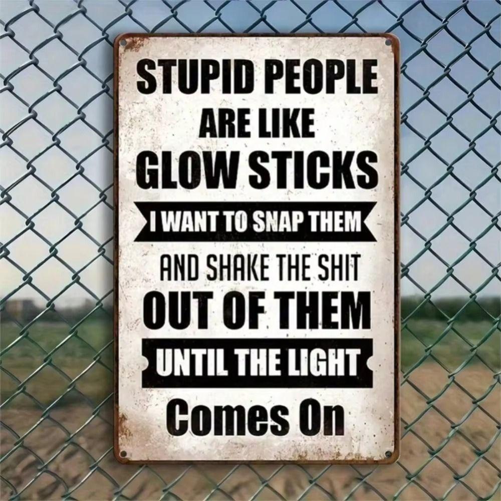 Vintage Floral Metal Wall Art Motivational Sign Home Decor