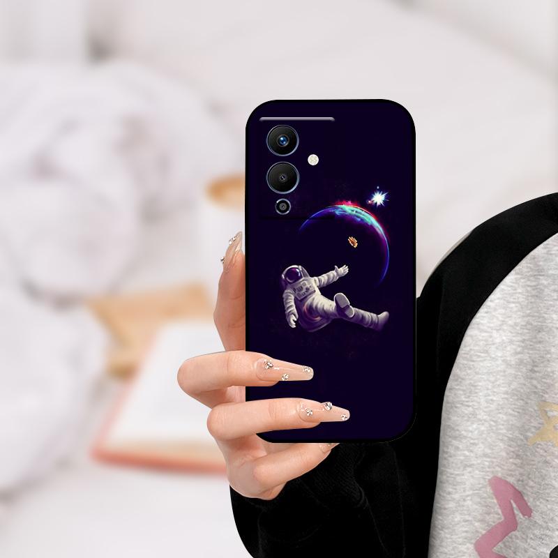 Für infinix NOTE 12 PRO 5G Hülle X671B TPU Wolf Katze Silikon Stoßfänger Abdeckung für Infinix Note 12 Pro 5G Handyhülle Note12 Pro 5G
