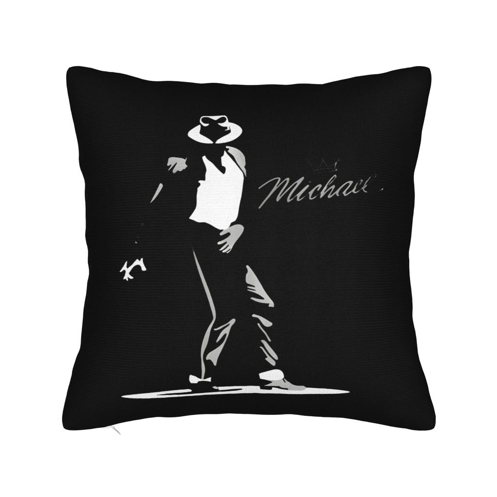 Mj King Of Pop Square Pillow Case Polyester Decorative Pillow Pillowcover Home Decor