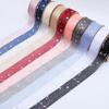 New Star Printed Starry Sky Ribbon 25mm Width Organza Gift Bouquet Wrap Ribbon DIY Festive Event Ribbon Gift Wrapping