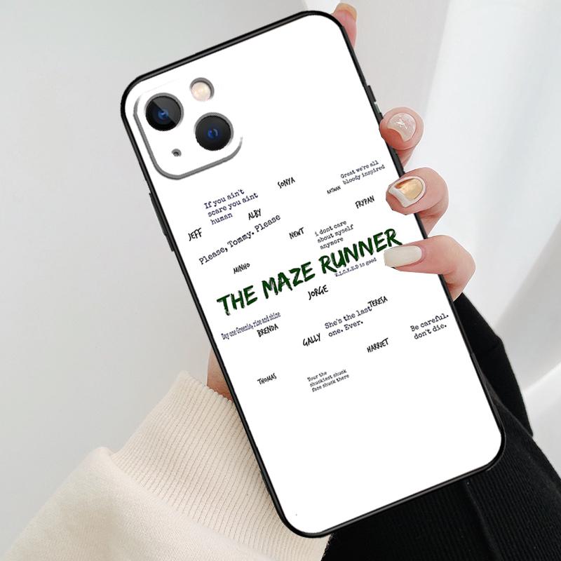 The Maze Runner Qoutes Phone Case For iPhone 17 Pro Max 16 15 14 11 12 13 Pro Max mini 15 16 Plus 16e 17 Air Cover
