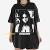 LOVETEE Maglietta Vintage OBSESSION Film Maglietta Grafica Nikki Corrucciato Maglietta Horror Gotica Pepe S