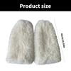Winter Leggings Covers Leg Warmer Boot Socks Aesthetic Solid Color Warm Furry Plush Boot Cuffs Toppers Leg Gaiters Cover