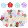 30pcs/lot 14mm Cherry Blossom Glass Beads Colorful Flower Lampwork Beads Loose Spacer Beads For Jewelry Making DIY Accessories