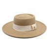 Hat Women'S Season Versatile Wool British Vintage French Celebrity Winter Felt Hat Hepburn Jazz Top Hat