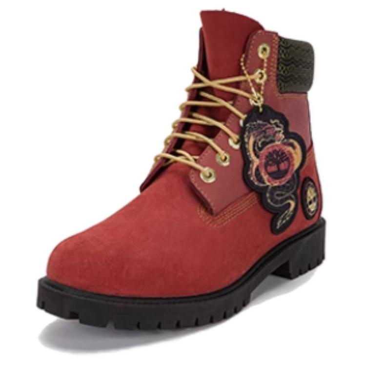 Timberland Breathable Durable Casual Comfortable Short Outdoor Boots Men boots Red-Brown A29PN