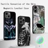 Kaiju No 8 Japan Hot Anime Phone Case For iPhone 16 15 14 13 12 11 Plus Pro Max  High-end Luxury Magsafe Sheepskin