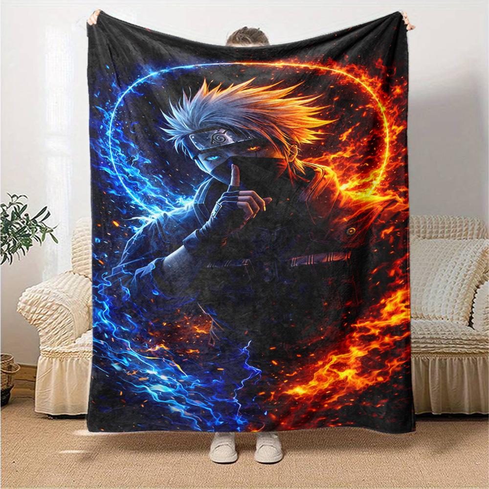 Naruto Blanket Durable Comfort Perfect for Office Office Chair Picnics Four Seasons Multipurpose Stylish Decor Ideal Gift For Birthday Valentine'S Day