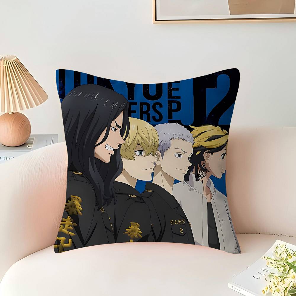 

Аниме T-Tokyo-Revenger Подушка Аниме Подушка Диван Кровать Подушка для головы Наволочка Наволочка 45x45 см Мода 16x16Inch