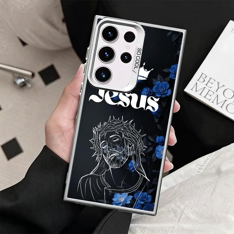 God Jesus Pray Cross Bible Shockproof Phone Case for Samsung Galaxy S26 Edge S25 Ultra S24 FE S23 Plus S21 Cover Anti Fall Funda