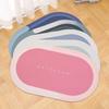 2024 Diatom Mud Quick-Dry Bathroom Mat - Water-Absorbent, Non-Slip Soft Foot Pad
