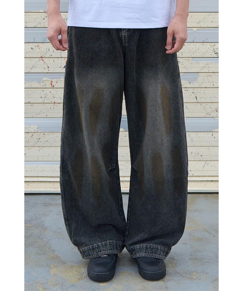DOUBLE JD Big Brush Washed Denim