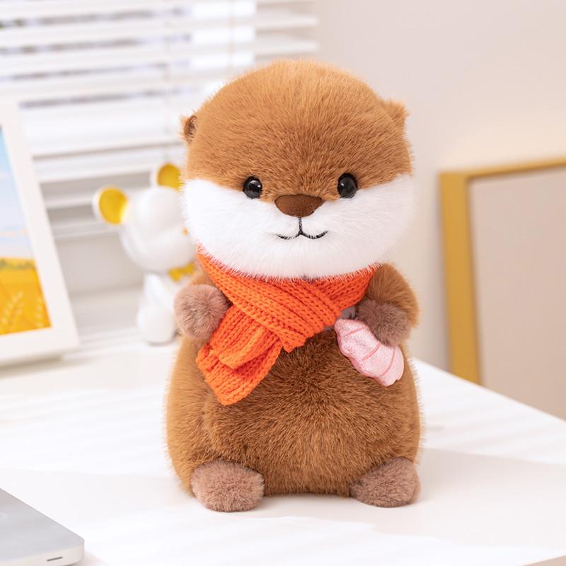 Plush Otter Cute Toy Animal Stuffed Doll Sleep Companion Kids Gift Birthday