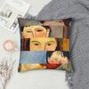 Amadeo Modigliani Pillowcases  Kawaii Pillow Case For Sofa Car Home Decor Design Pillow Cover