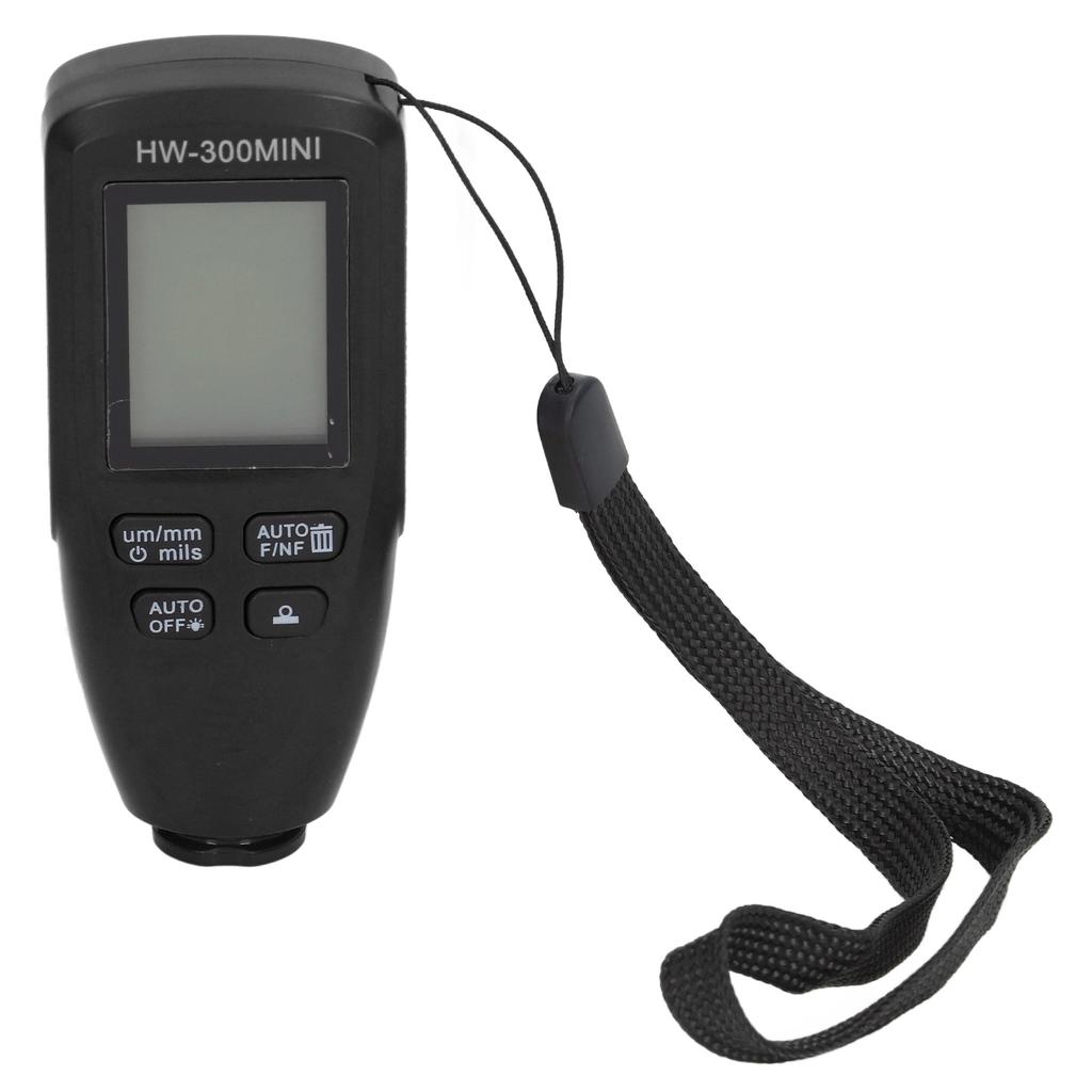 Car Coating Thickness Meter Automatic Measurement Automotive Paint Film Thickness Gauge Black