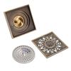 10 x 10 cm / 3.94 x 3.94 in Shower Drain Kit Square Drain Strainer Classic Floor Strainer  Toilet