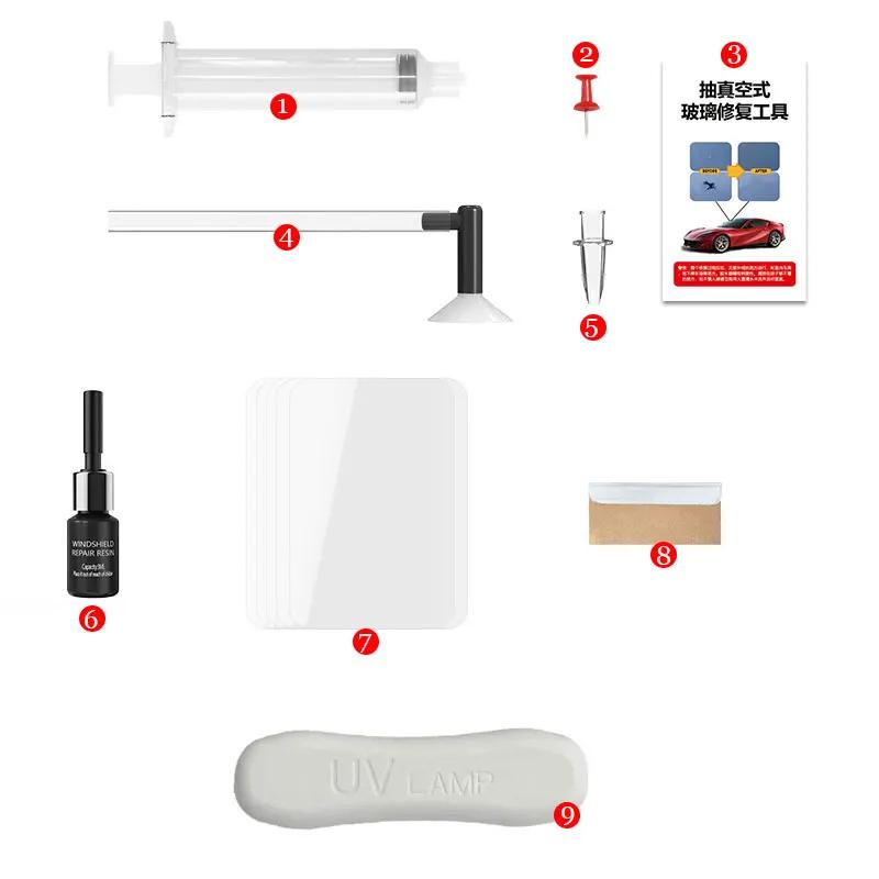 New Car Windshield Cracked Repair Tool Vehicle Casement Fix Glue Glass Curing Glue Auto Glass Scratch Crack Restore Car Tools