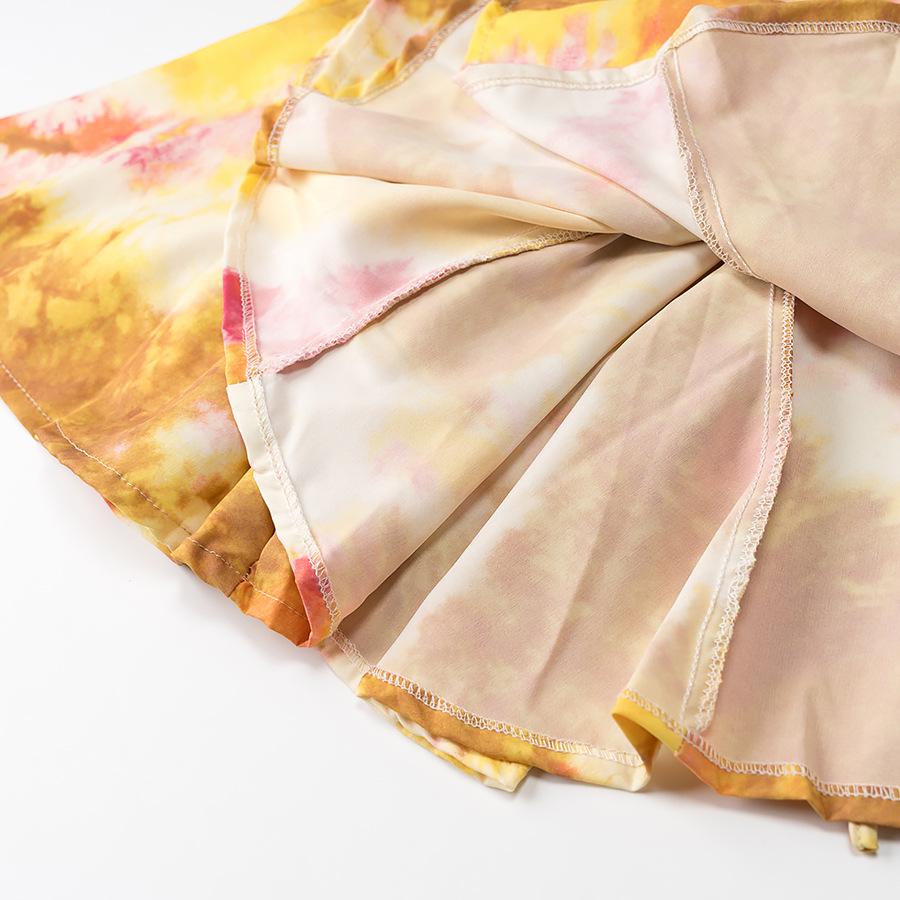 Summer 2025 European & American Women's Print Halter Dress