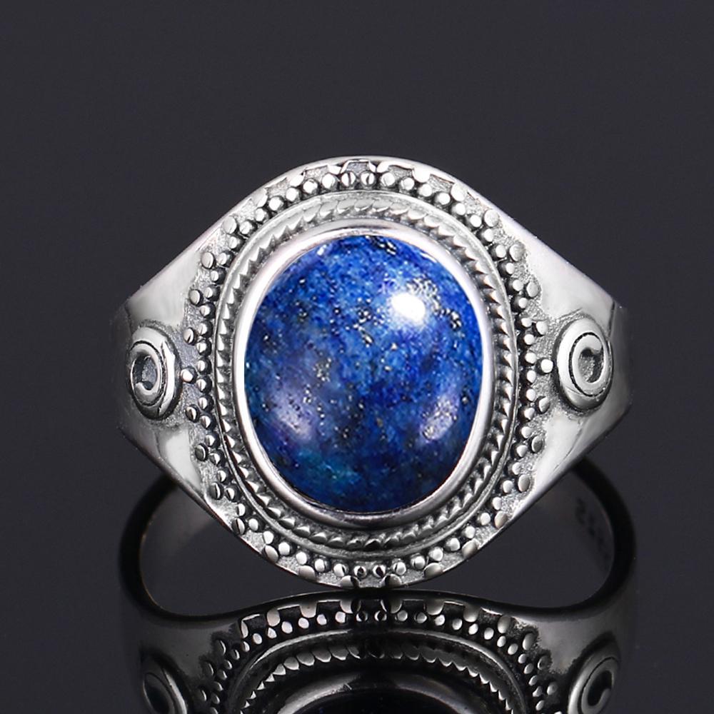 CopperRing Big Oval 8*10MM Natural Moonstone Turquoise Lapis Tiger Eye Rings for Women Gifts Fine Jewelry