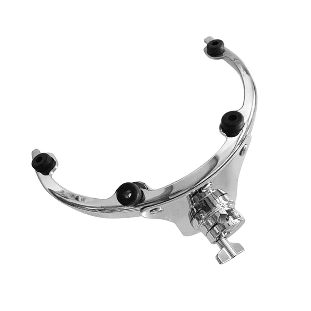 Metal Drum Suspension Bracket Steel Drum Suspension Mount Hardware Drum Holder Hanger for Drummers Easy to Install