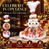Soft Stuffed Animal Sheep Figurines PP Cotton Lamb Plush Doll  Xinjiang Travel Souvenir