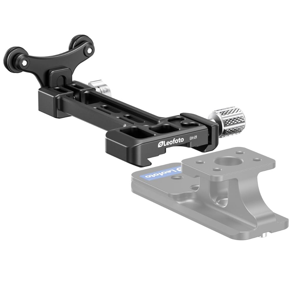 Leofoto Tripod Accessory Long Lens 28mm Vertical Compatible with Various Lens Part Number 037737 EH-01 Support, Arca-Swiss Compatible, Movement,