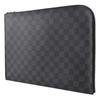 Louis Vuitton Pochette Jules GM Clutch Bag N41501 Black Damier Grafitto Canvas Mens Used