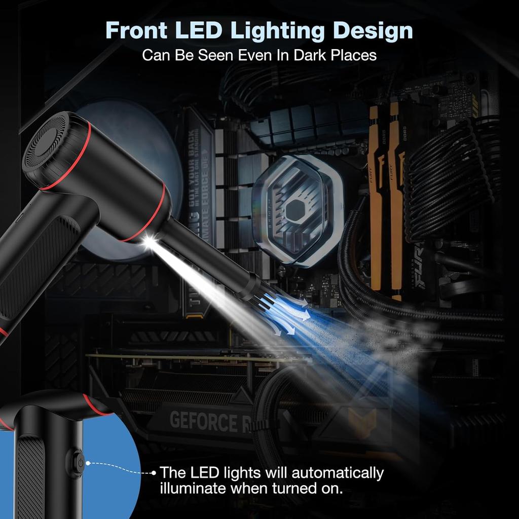 Car Vacuum Cleaner High Power Portable Handheld Wireless Brushless Motor Cleaning Machine Powerful Air Duster for Home Appliance