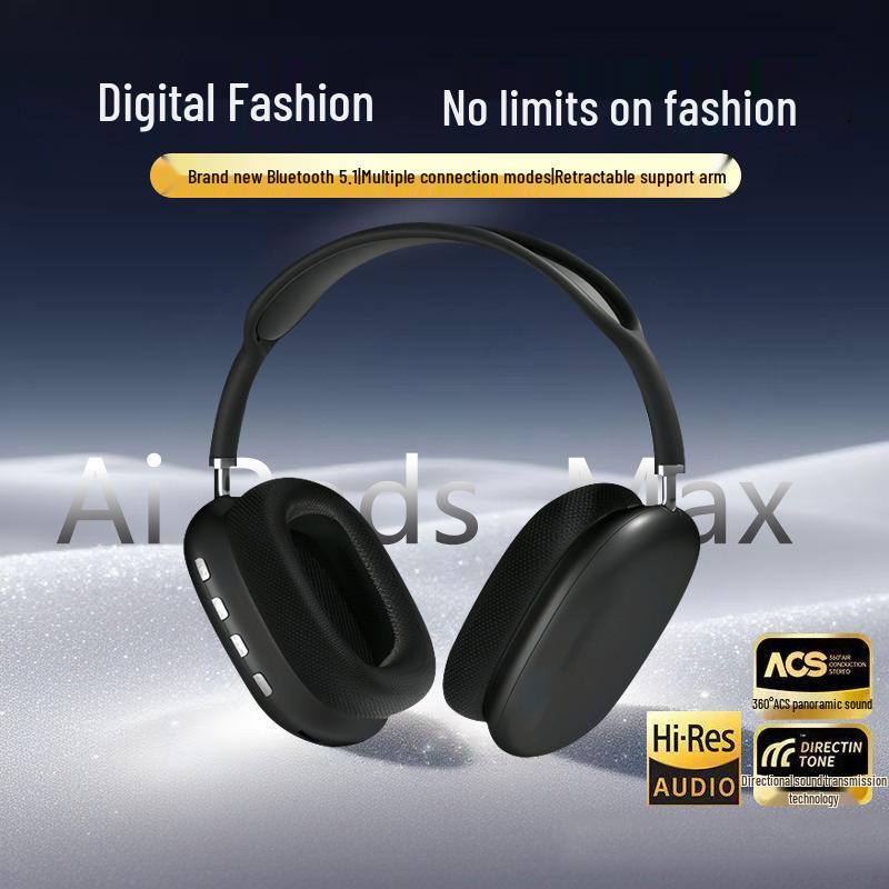 Huaqiangbei P9 Max Noise Cancelling Kabellose Bluetooth Over-Ear Kopfhörer für Apple