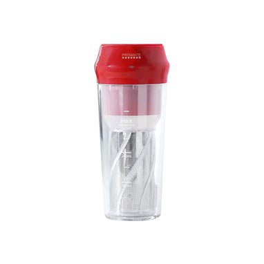 PRISMATE Rechargeable Portable Multi-Blender with Fun Recipe Book (PR-SK034) (Red(R))