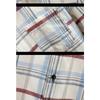 Men Casual Loose Plaid Turn Down Collar Long Sleeve Fashion Shirt