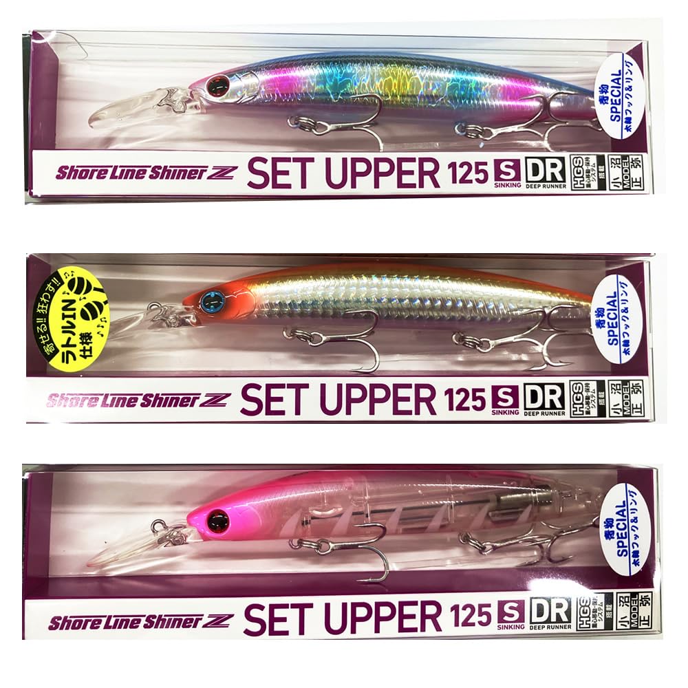 

Daiwa Sea Lure 21 Shoreline Shiner Z Set Upper 125SDR Bluefish SP BB Peach Candy Bass/Bluefish